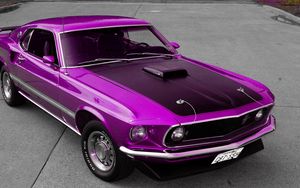 Preview wallpaper vintage mustang, mustang, classic mustang, tune