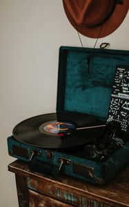 Preview wallpaper vinyl record player, record, music, retro