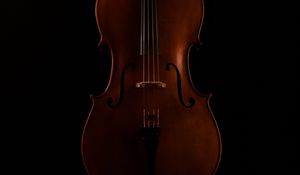 Preview wallpaper violin, musical instrument, music, dark