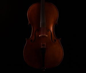 Preview wallpaper violin, musical instrument, music, dark