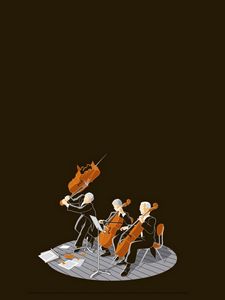 Preview wallpaper violin, musicians, orchestra