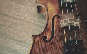 Preview wallpaper violin, strings, wooden