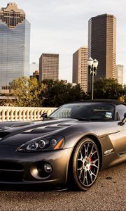 Preview wallpaper viper, dodge, cars, city