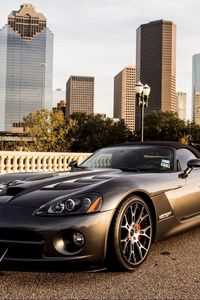 Preview wallpaper viper, dodge, cars, city