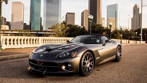 Preview wallpaper viper, dodge, cars, city