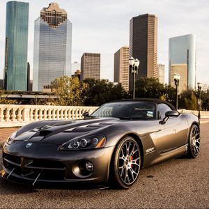 Preview wallpaper viper, dodge, cars, city