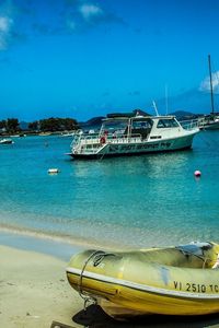 Preview wallpaper virgin islands, beach, boat, sand