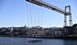 Preview wallpaper vizcaya bridge, puente de vizcaya, spain