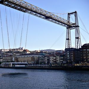 Preview wallpaper vizcaya bridge, puente de vizcaya, spain