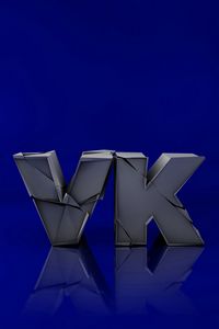 Preview wallpaper vk, logo, 3d