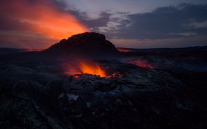 Lavafall fantasy paysage volcano HD phone wallpaper  Peakpx