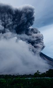 Preview wallpaper volcano, explosion, eruption