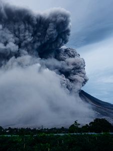 Preview wallpaper volcano, explosion, eruption