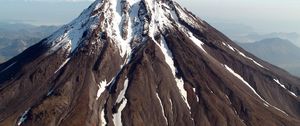 Preview wallpaper volcano, kamchatka, snow, slopes