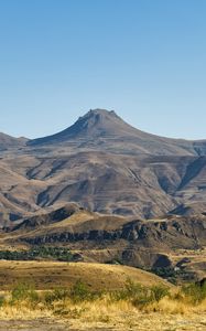 Preview wallpaper volcano, mountain, peak, relief