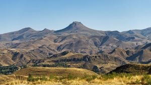 Preview wallpaper volcano, mountain, peak, relief