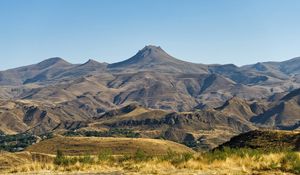 Preview wallpaper volcano, mountain, peak, relief