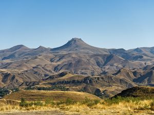 Preview wallpaper volcano, mountain, peak, relief