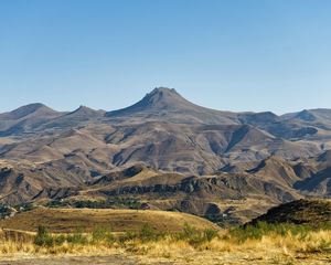 Preview wallpaper volcano, mountain, peak, relief