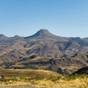 Preview wallpaper volcano, mountain, peak, relief