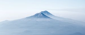 Preview wallpaper volcano, peak, fog