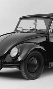 Preview wallpaper volkswagen, auto, black, retro