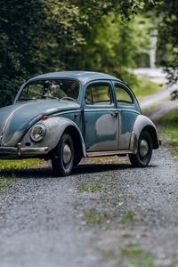 Preview wallpaper volkswagen beetle, volkswagen, car, retro, old