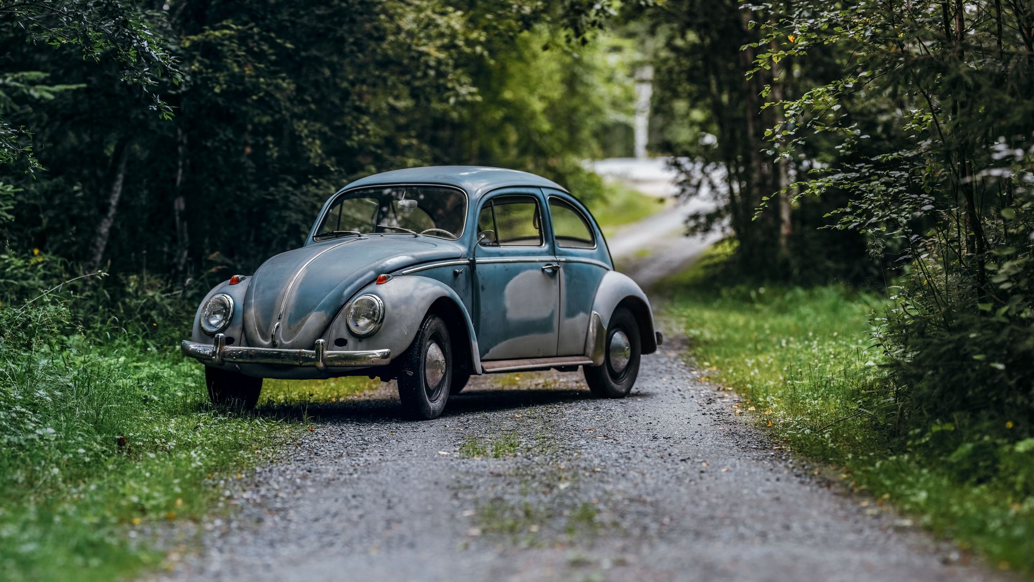 Download wallpaper 2048x1152 volkswagen beetle, volkswagen, car, retro ...