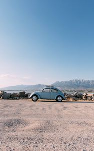 Preview wallpaper volkswagen beetle, volkswagen, retro, car