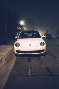 Preview wallpaper volkswagen, car, front view, white