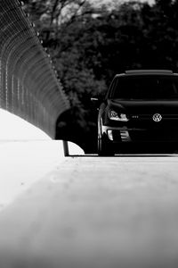 Preview wallpaper volkswagen golf, volkswagen, car, black, front view