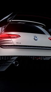 Preview wallpaper volkswagen, gti, rear view, style, concept