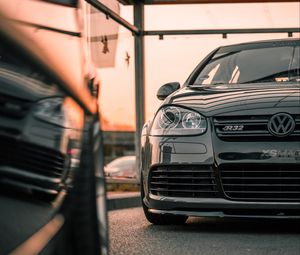 Preview wallpaper volkswagen r32, volkswagen, car, front view