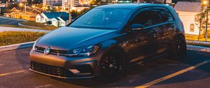 Preview wallpaper volkswagen r, volkswagen, car, side view