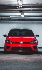 Preview wallpaper volkswagen scirocco, volkswagen, car, front view