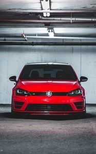 Preview wallpaper volkswagen scirocco, volkswagen, car, front view