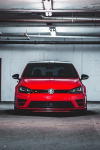 Preview wallpaper volkswagen scirocco, volkswagen, car, front view