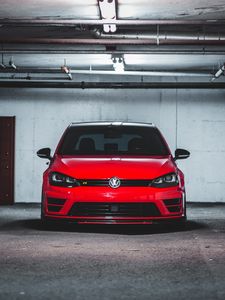 Preview wallpaper volkswagen scirocco, volkswagen, car, front view