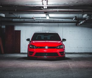 Preview wallpaper volkswagen scirocco, volkswagen, car, front view