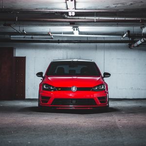 Preview wallpaper volkswagen scirocco, volkswagen, car, front view