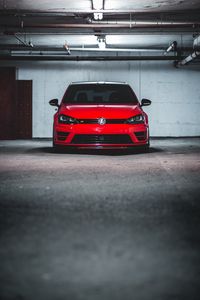 Preview wallpaper volkswagen scirocco, volkswagen, car, front view, headlights