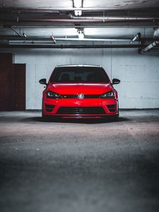 Preview wallpaper volkswagen scirocco, volkswagen, car, front view, headlights