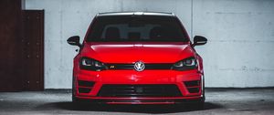 Preview wallpaper volkswagen scirocco, volkswagen, car, front view, headlights