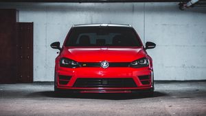 Preview wallpaper volkswagen scirocco, volkswagen, car, front view, headlights