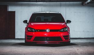 Preview wallpaper volkswagen scirocco, volkswagen, car, front view, headlights