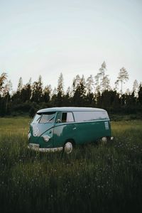 Preview wallpaper volkswagen t1, volkswagen, car, field, grass