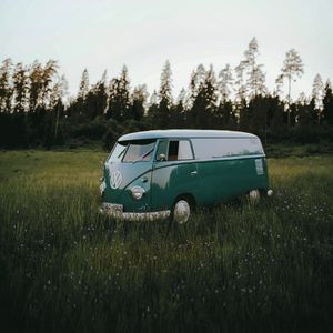 Preview wallpaper volkswagen t1, volkswagen, car, field, grass