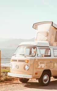 Preview wallpaper volkswagen t2, volkswagen, van, motorhome, car