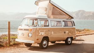 Preview wallpaper volkswagen t2, volkswagen, van, motorhome, car