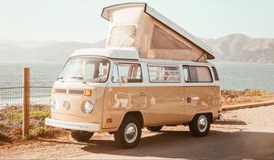 Preview wallpaper volkswagen t2, volkswagen, van, motorhome, car